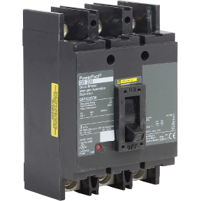Schneider Electric Molded Case Circuit Breaker; 3-Pole; 225A; 240VAC; 10kA @ 240VAC; Studs w/ Nuts; Washers (Line) / Lugs (Load); UL 489